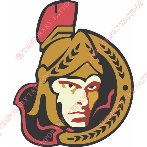 Ottawa Senators Customize Temporary Tattoos Stickers NO.277